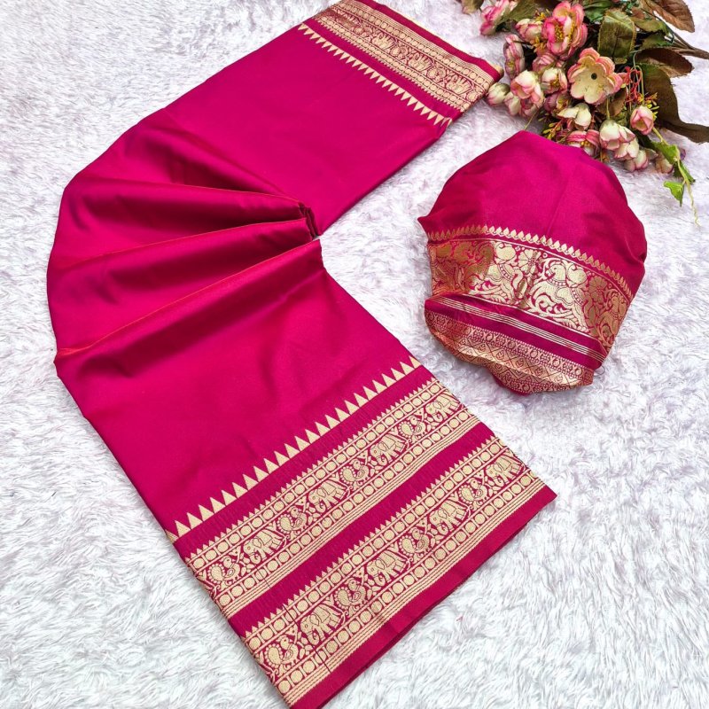 Narayan Pet Vol 1 By Aab Soft Silk Zari Weaving Saree